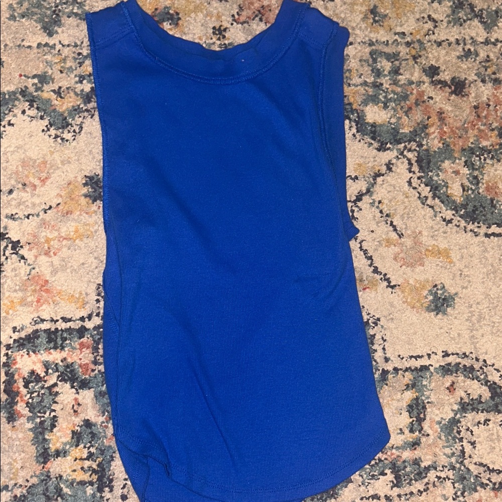 Women's Blue Sleeveless Top Free People